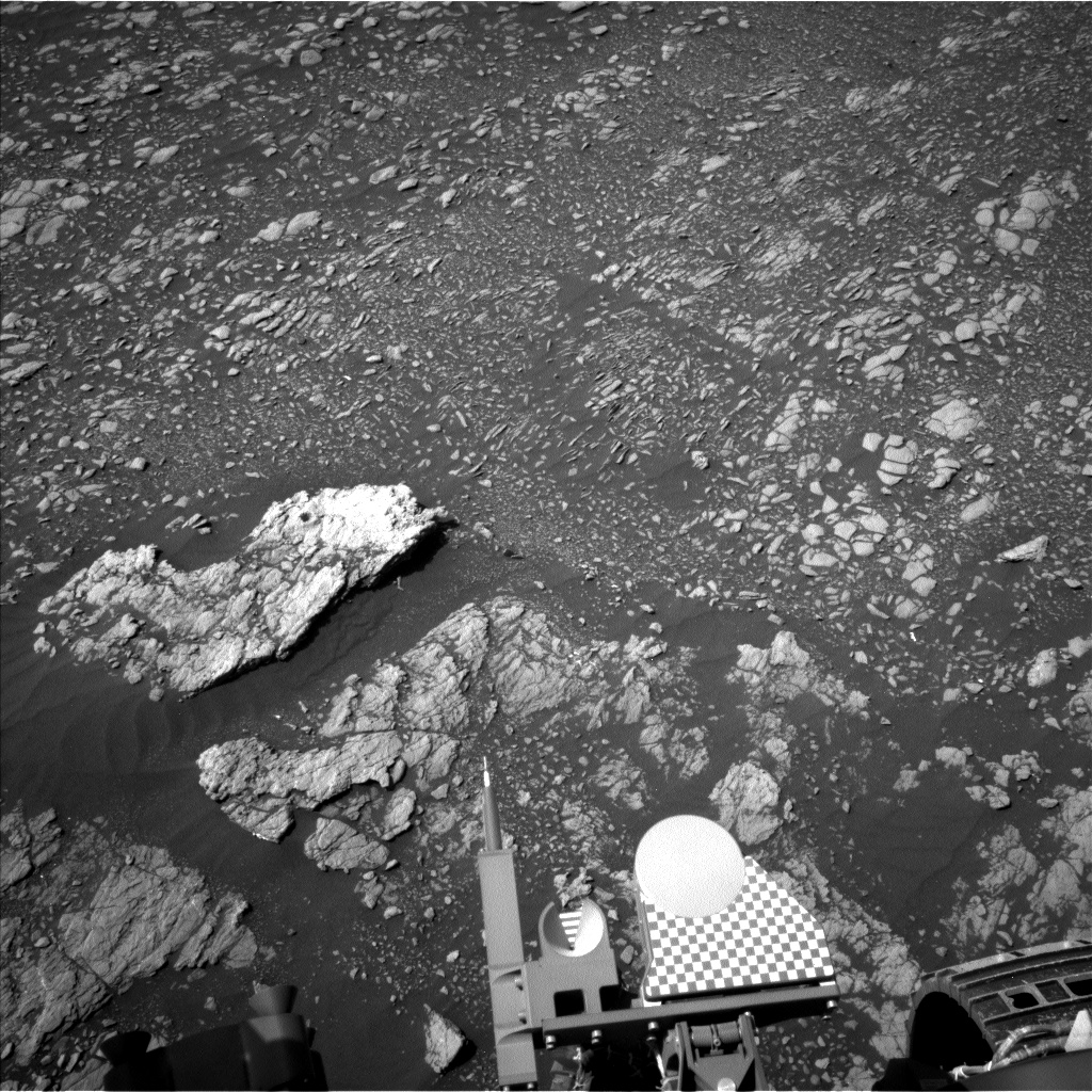 Nasa's Mars rover Curiosity acquired this image using its Left Navigation Camera on Sol 2401, at drive 1398, site number 75