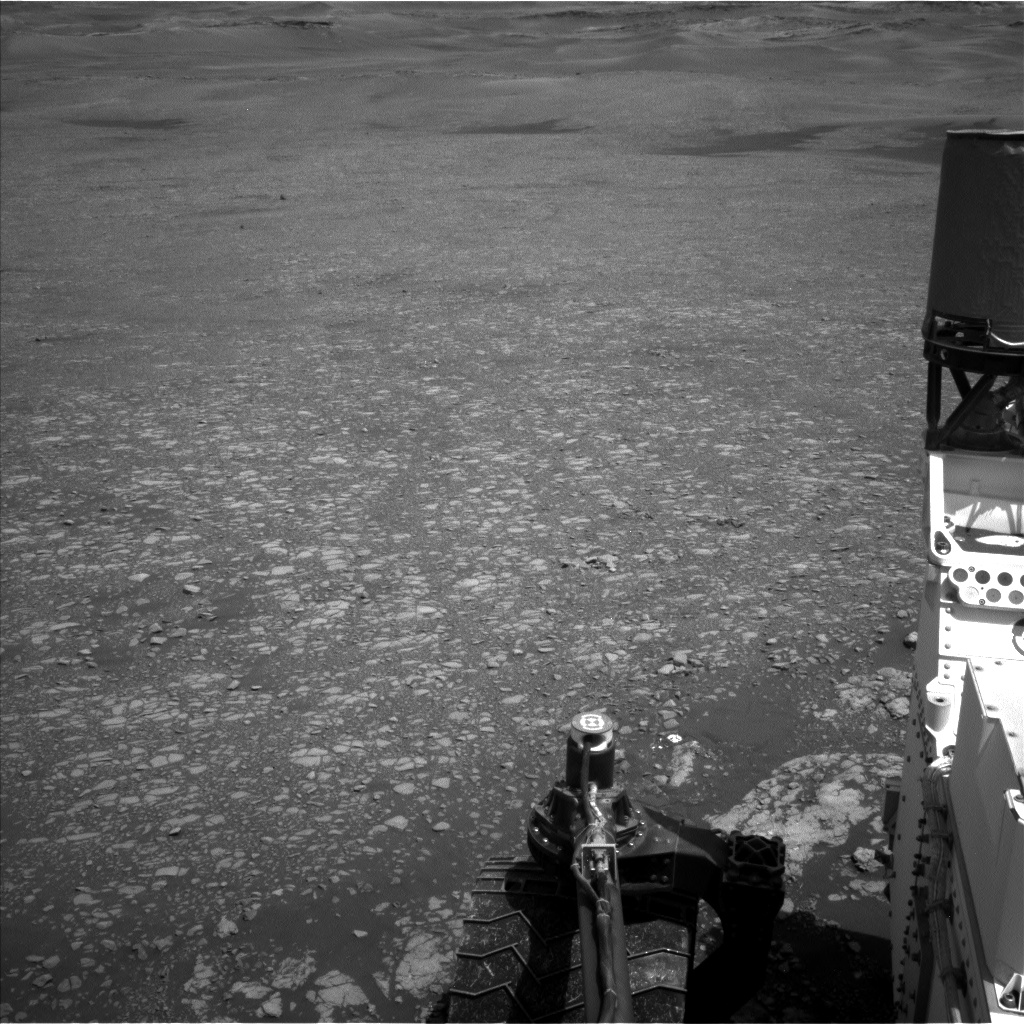 Nasa's Mars rover Curiosity acquired this image using its Left Navigation Camera on Sol 2407, at drive 1450, site number 75