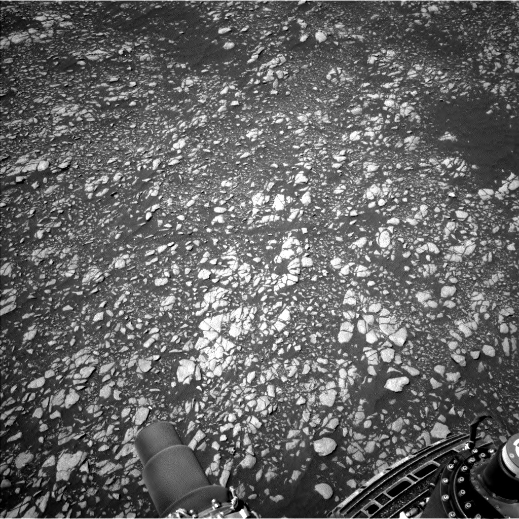 Nasa's Mars rover Curiosity acquired this image using its Left Navigation Camera on Sol 2407, at drive 1450, site number 75