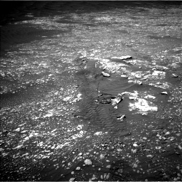 Nasa's Mars rover Curiosity acquired this image using its Left Navigation Camera on Sol 2408, at drive 1522, site number 75