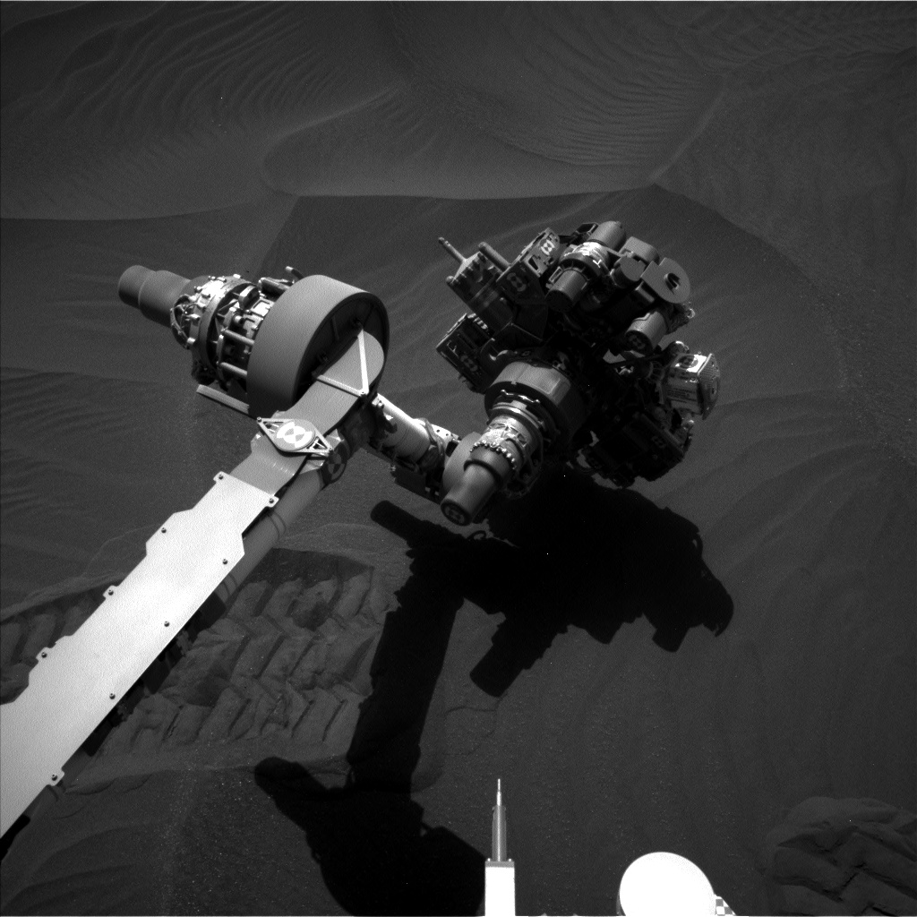 Nasa's Mars rover Curiosity acquired this image using its Left Navigation Camera on Sol 2409, at drive 1564, site number 75