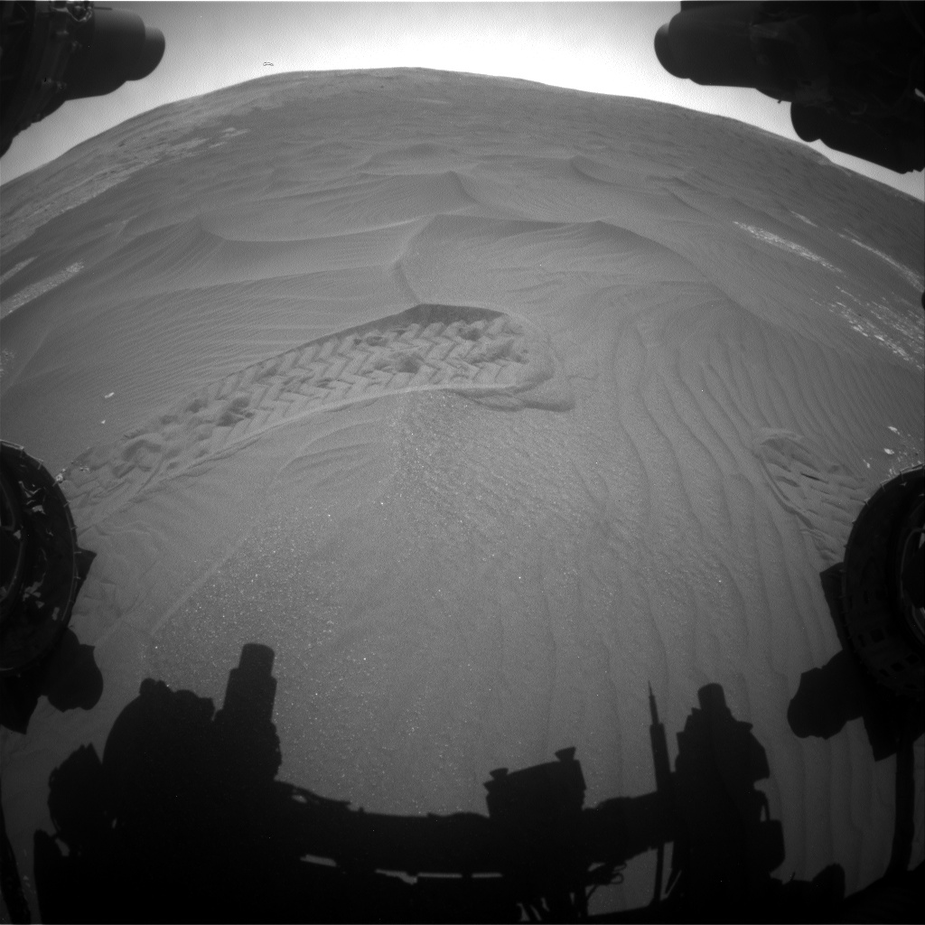 Nasa's Mars rover Curiosity acquired this image using its Front Hazard Avoidance Camera (Front Hazcam) on Sol 2411, at drive 1564, site number 75