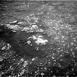 Nasa's Mars rover Curiosity acquired this image using its Left Navigation Camera on Sol 2412, at drive 1576, site number 75