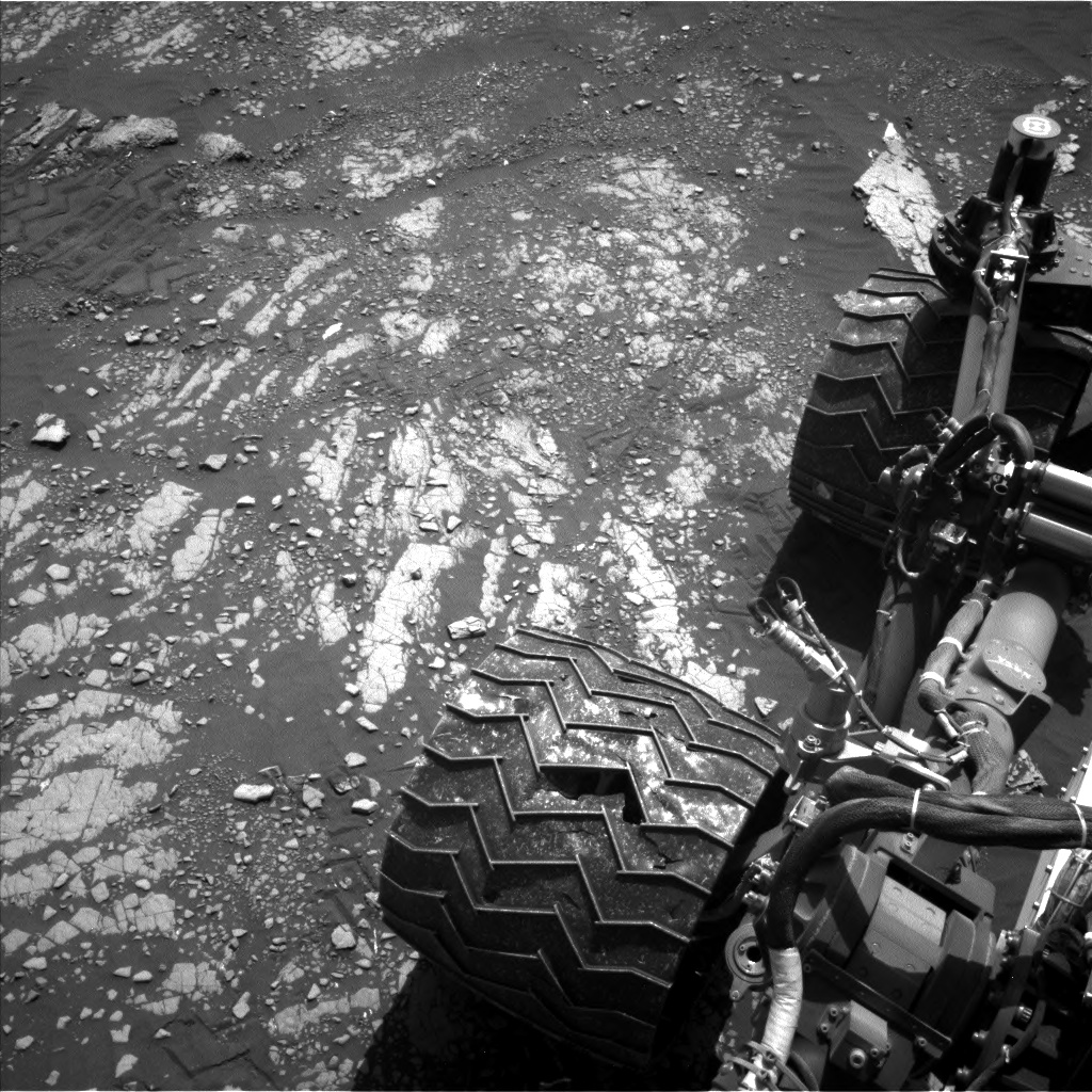 Nasa's Mars rover Curiosity acquired this image using its Left Navigation Camera on Sol 2412, at drive 1916, site number 75