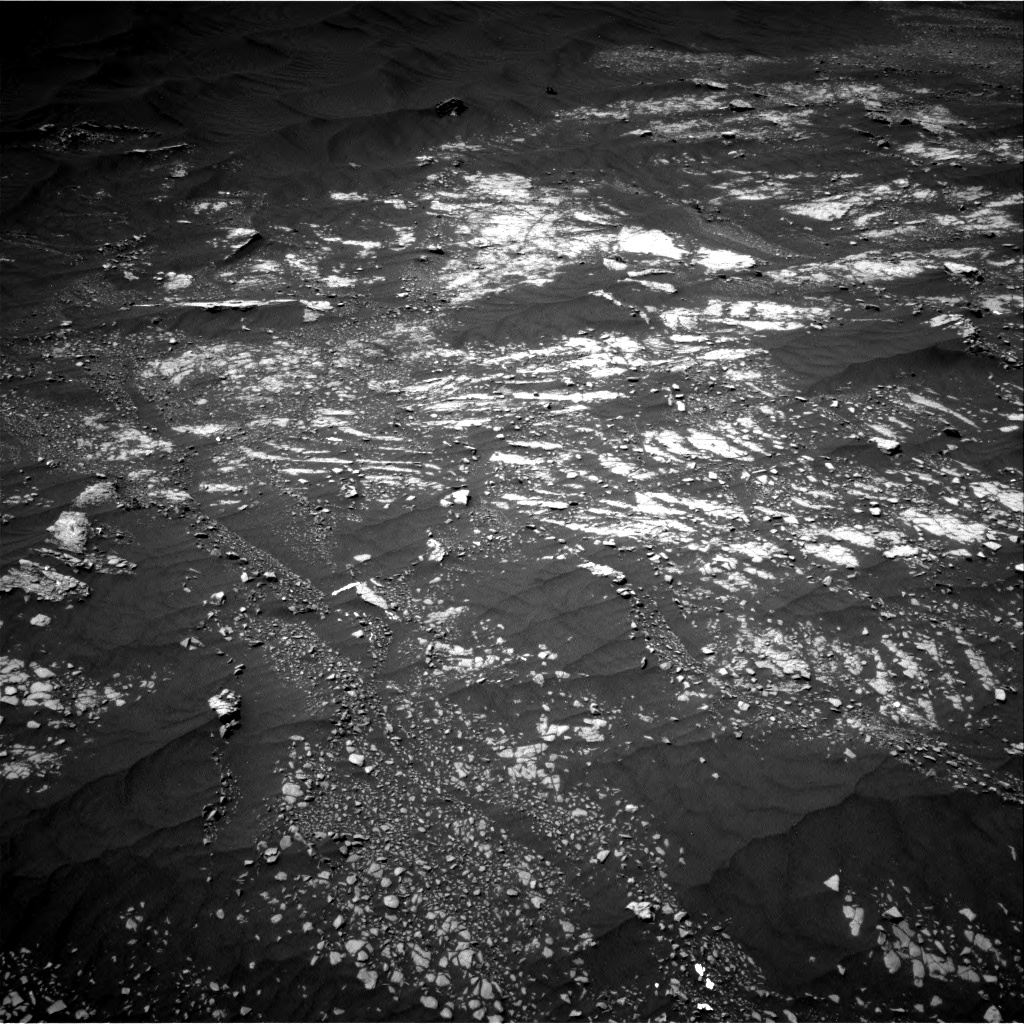 Nasa's Mars rover Curiosity acquired this image using its Right Navigation Camera on Sol 2412, at drive 1840, site number 75