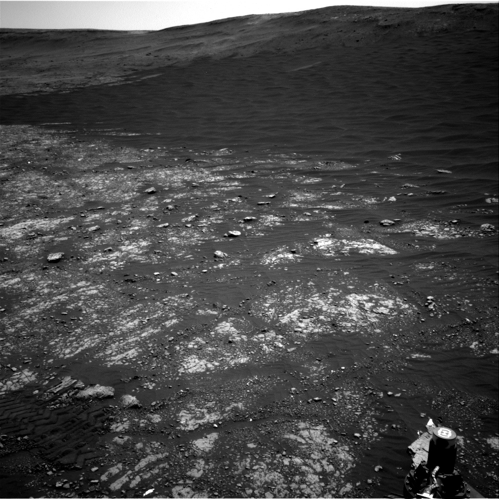 Nasa's Mars rover Curiosity acquired this image using its Right Navigation Camera on Sol 2412, at drive 1916, site number 75