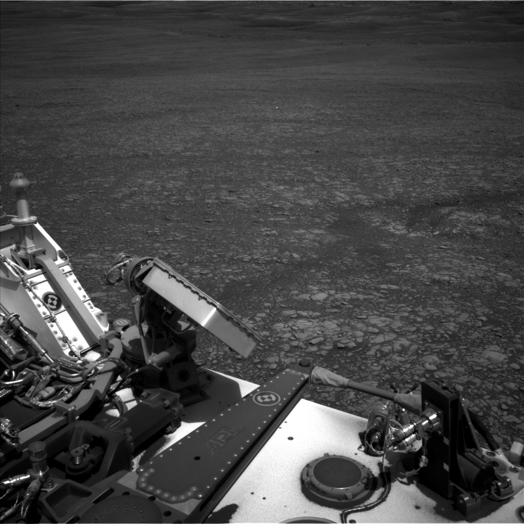 Nasa's Mars rover Curiosity acquired this image using its Left Navigation Camera on Sol 2413, at drive 2004, site number 75