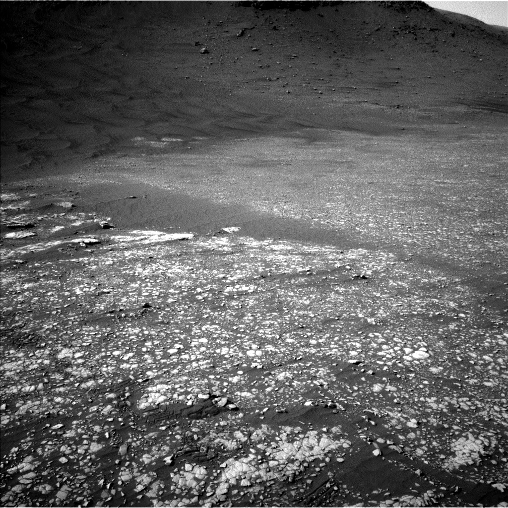 Nasa's Mars rover Curiosity acquired this image using its Left Navigation Camera on Sol 2413, at drive 2004, site number 75