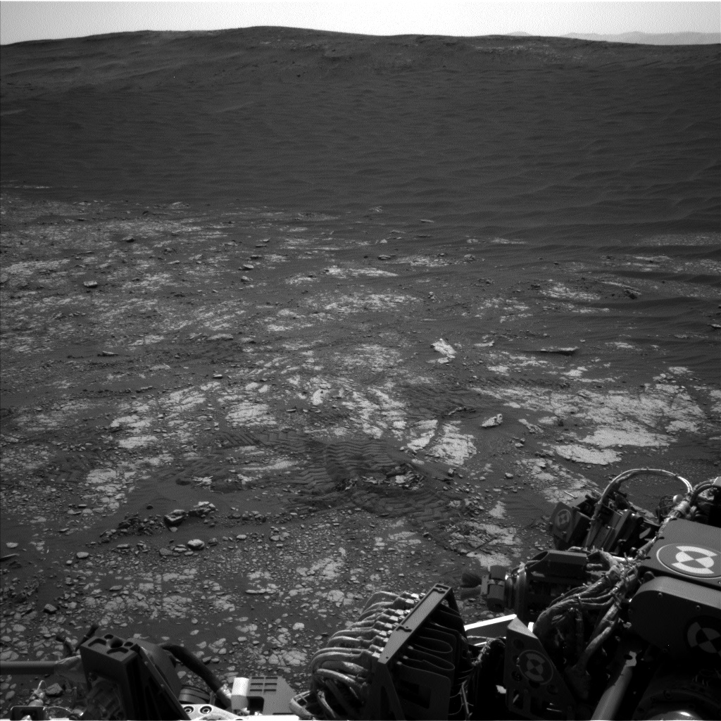 Nasa's Mars rover Curiosity acquired this image using its Left Navigation Camera on Sol 2414, at drive 2052, site number 75