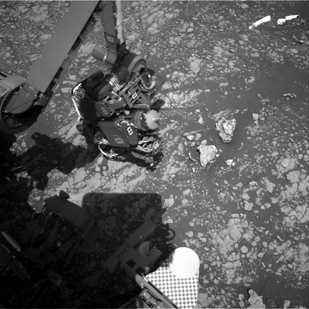 Nasa's Mars rover Curiosity acquired this image using its Right Navigation Camera on Sol 2414, at drive 2004, site number 75