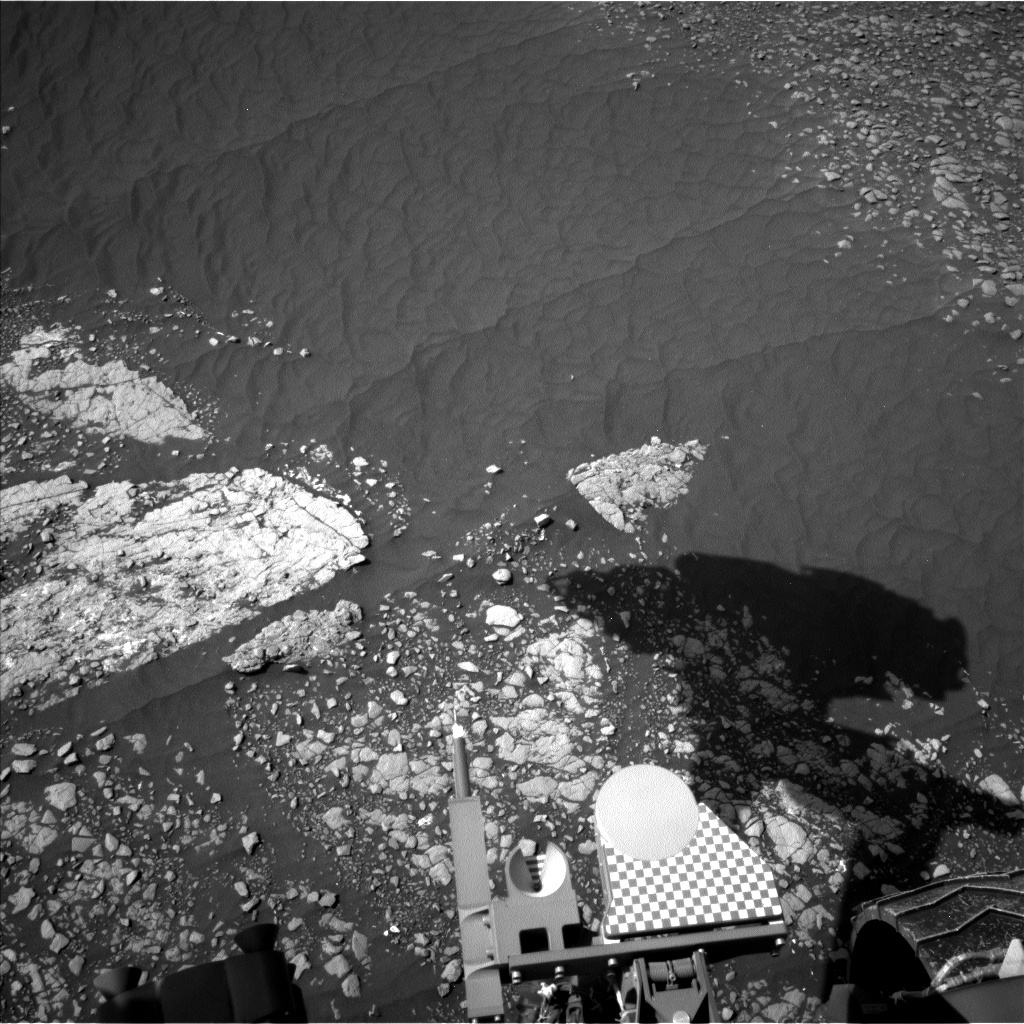 Nasa's Mars rover Curiosity acquired this image using its Left Navigation Camera on Sol 2415, at drive 2052, site number 75