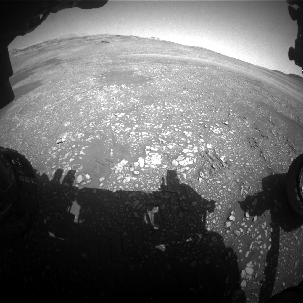 Nasa's Mars rover Curiosity acquired this image using its Front Hazard Avoidance Camera (Front Hazcam) on Sol 2416, at drive 2332, site number 75
