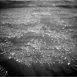 Nasa's Mars rover Curiosity acquired this image using its Left Navigation Camera on Sol 2416, at drive 2286, site number 75