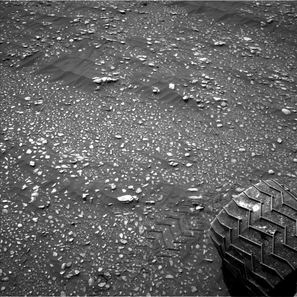 Nasa's Mars rover Curiosity acquired this image using its Left Navigation Camera on Sol 2416, at drive 2332, site number 75