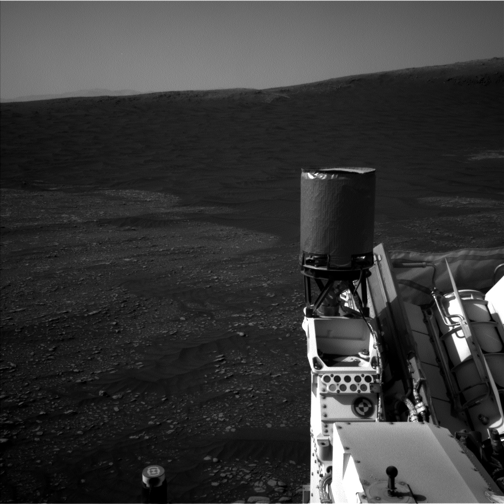 Nasa's Mars rover Curiosity acquired this image using its Left Navigation Camera on Sol 2416, at drive 2332, site number 75
