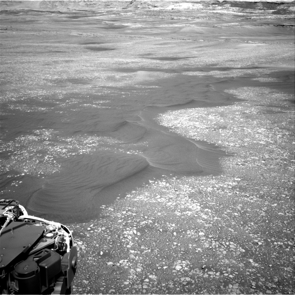 Nasa's Mars rover Curiosity acquired this image using its Right Navigation Camera on Sol 2416, at drive 2332, site number 75