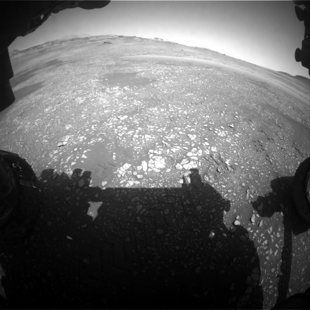 Nasa's Mars rover Curiosity acquired this image using its Front Hazard Avoidance Camera (Front Hazcam) on Sol 2417, at drive 2332, site number 75