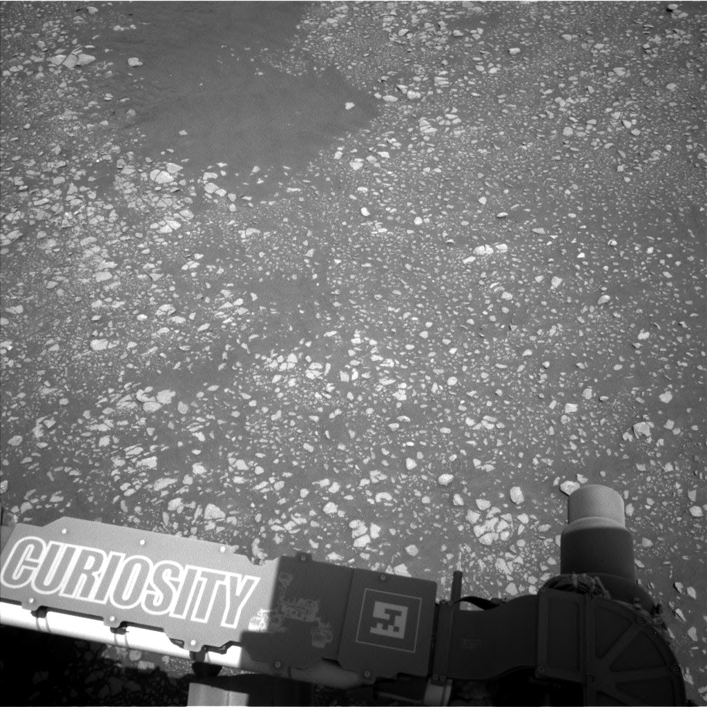 Nasa's Mars rover Curiosity acquired this image using its Left Navigation Camera on Sol 2417, at drive 2332, site number 75