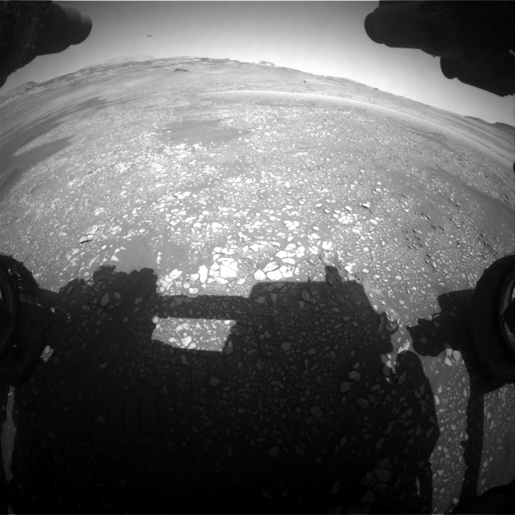 Nasa's Mars rover Curiosity acquired this image using its Front Hazard Avoidance Camera (Front Hazcam) on Sol 2418, at drive 2332, site number 75