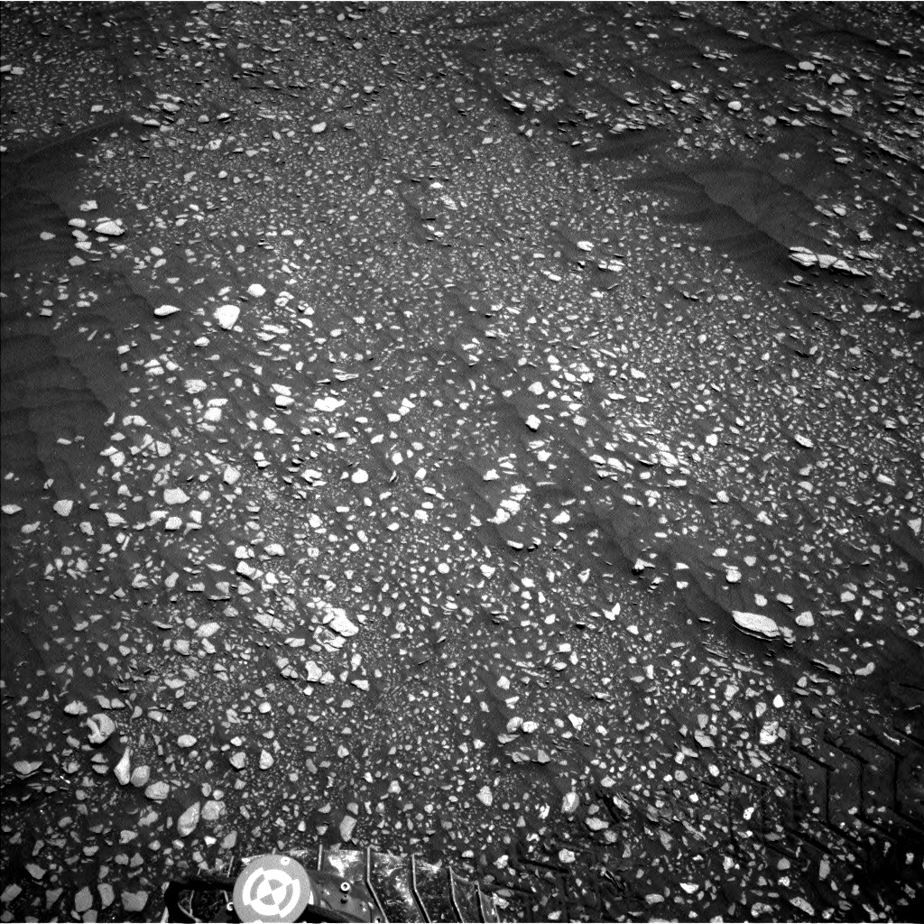 Nasa's Mars rover Curiosity acquired this image using its Left Navigation Camera on Sol 2418, at drive 2332, site number 75