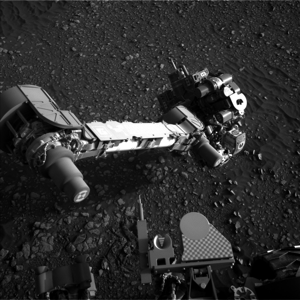 Nasa's Mars rover Curiosity acquired this image using its Left Navigation Camera on Sol 2419, at drive 2332, site number 75