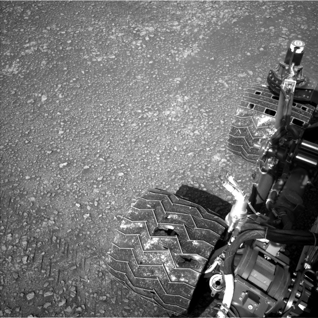 Nasa's Mars rover Curiosity acquired this image using its Left Navigation Camera on Sol 2420, at drive 2770, site number 75