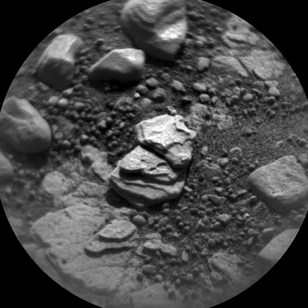 Nasa's Mars rover Curiosity acquired this image using its Chemistry & Camera (ChemCam) on Sol 2420, at drive 2770, site number 75