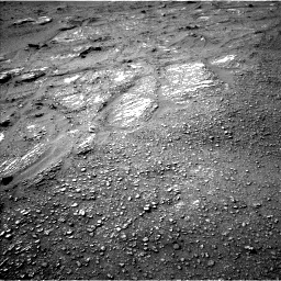 Nasa's Mars rover Curiosity acquired this image using its Left Navigation Camera on Sol 2422, at drive 2812, site number 75