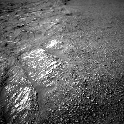 Nasa's Mars rover Curiosity acquired this image using its Left Navigation Camera on Sol 2422, at drive 2860, site number 75