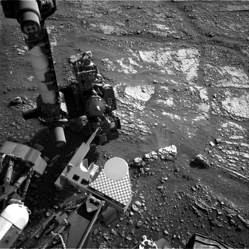 Nasa's Mars rover Curiosity acquired this image using its Right Navigation Camera on Sol 2424, at drive 2860, site number 75