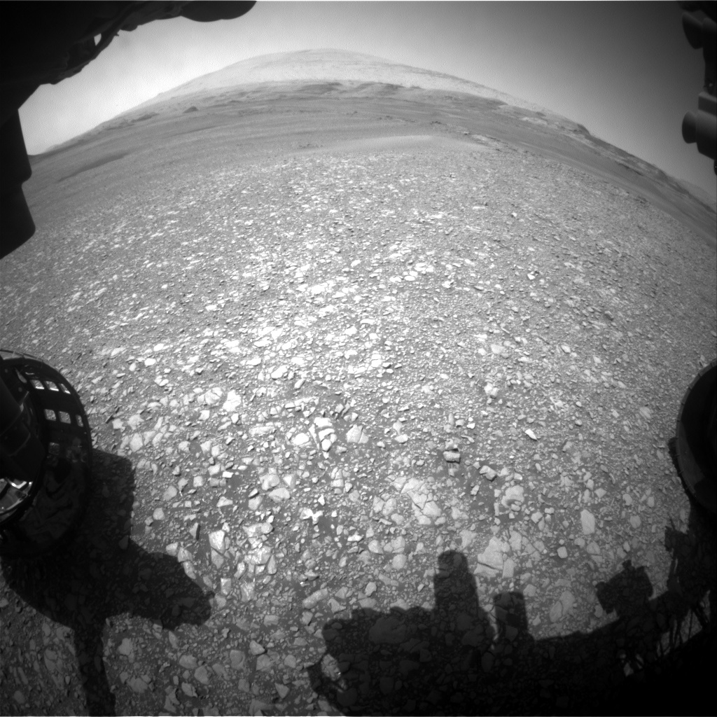 Nasa's Mars rover Curiosity acquired this image using its Front Hazard Avoidance Camera (Front Hazcam) on Sol 2430, at drive 0, site number 76