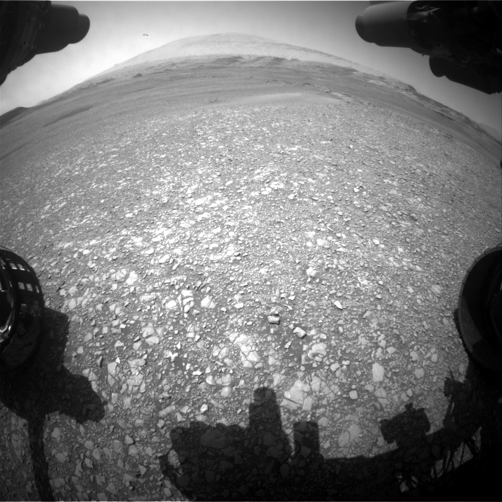 Nasa's Mars rover Curiosity acquired this image using its Front Hazard Avoidance Camera (Front Hazcam) on Sol 2430, at drive 0, site number 76
