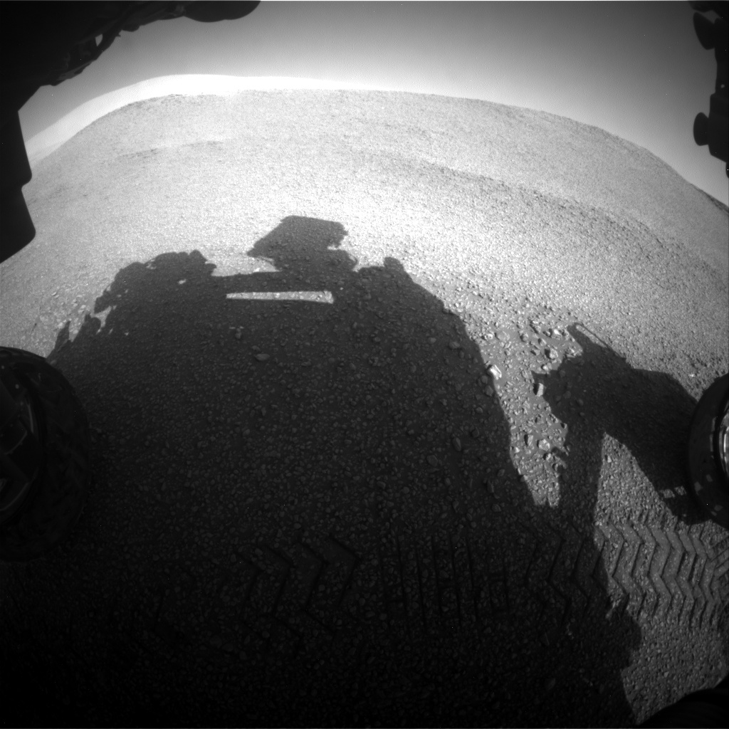 Nasa's Mars rover Curiosity acquired this image using its Front Hazard Avoidance Camera (Front Hazcam) on Sol 2435, at drive 664, site number 76