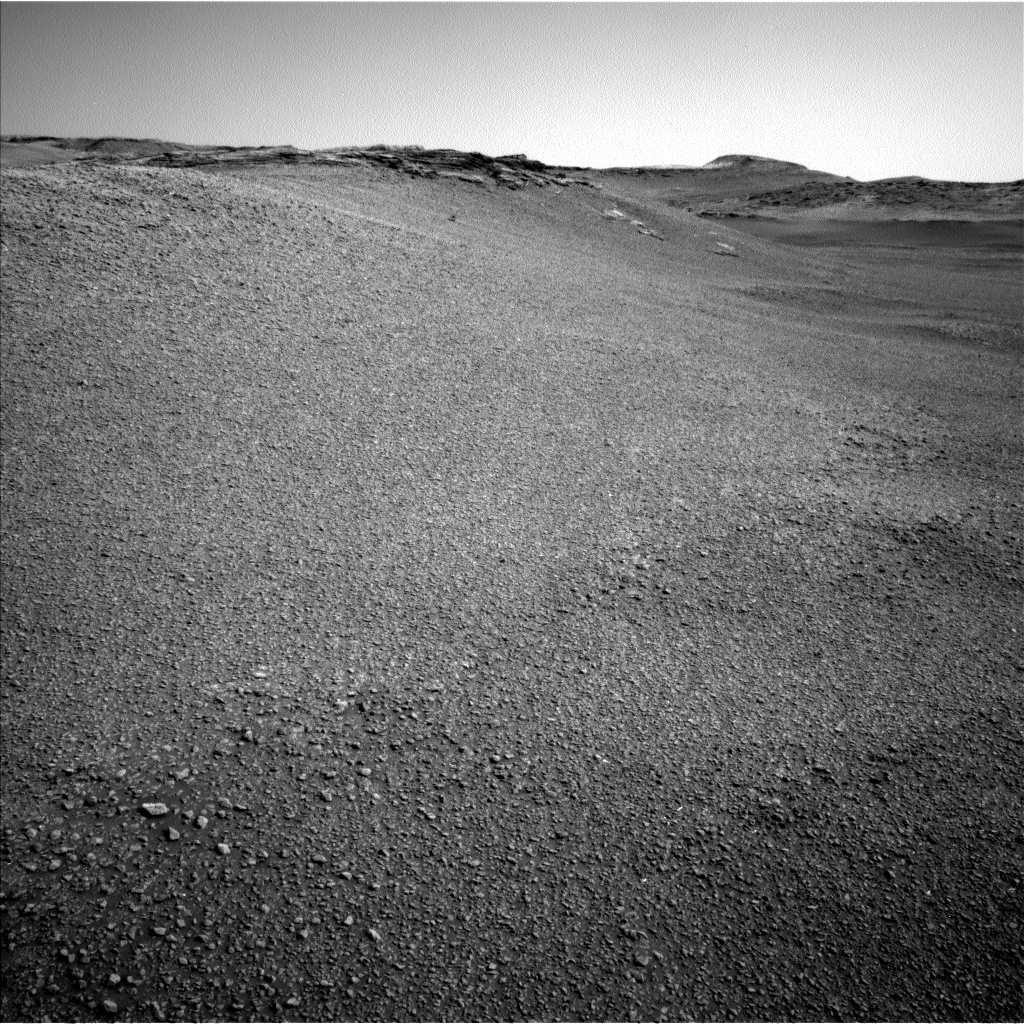Nasa's Mars rover Curiosity acquired this image using its Left Navigation Camera on Sol 2435, at drive 664, site number 76