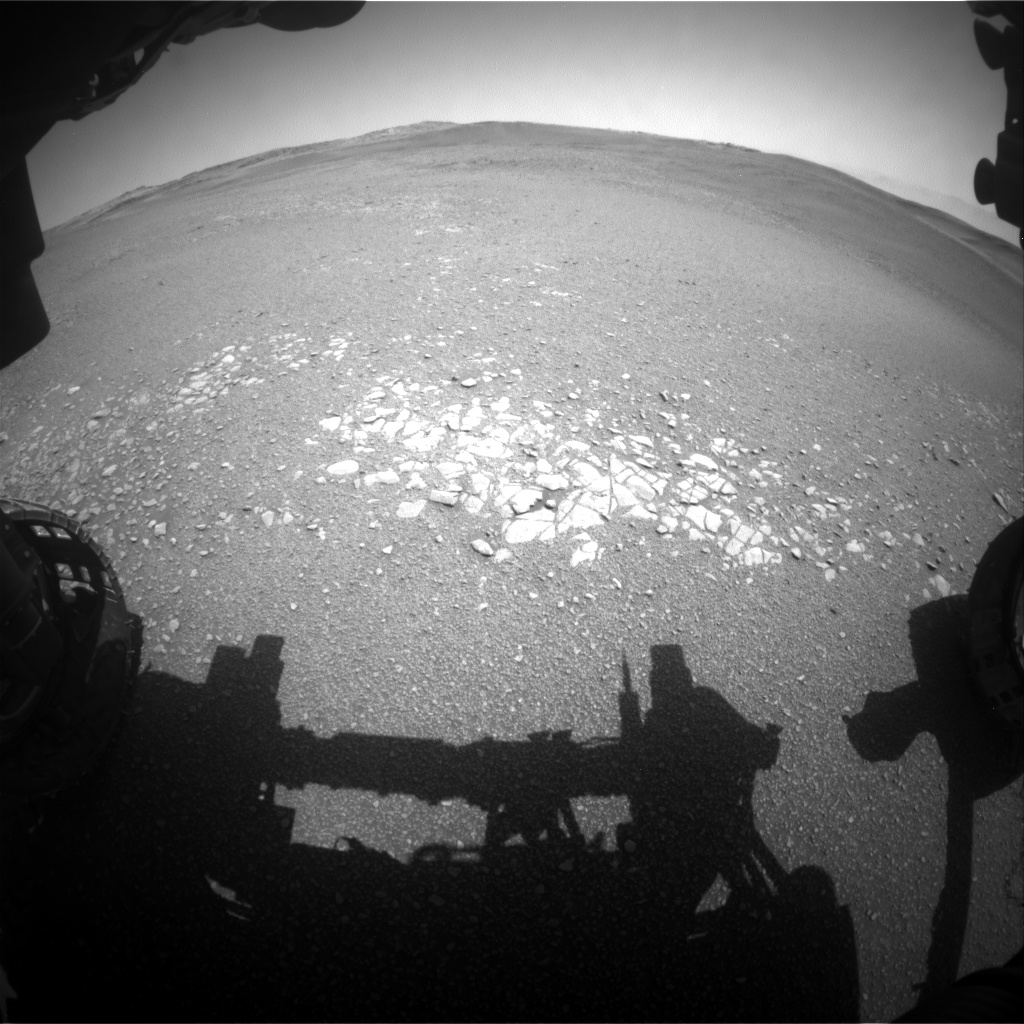 Nasa's Mars rover Curiosity acquired this image using its Front Hazard Avoidance Camera (Front Hazcam) on Sol 2436, at drive 832, site number 76
