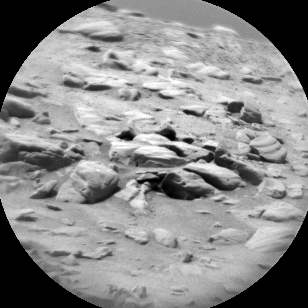 Nasa's Mars rover Curiosity acquired this image using its Chemistry & Camera (ChemCam) on Sol 2436, at drive 664, site number 76