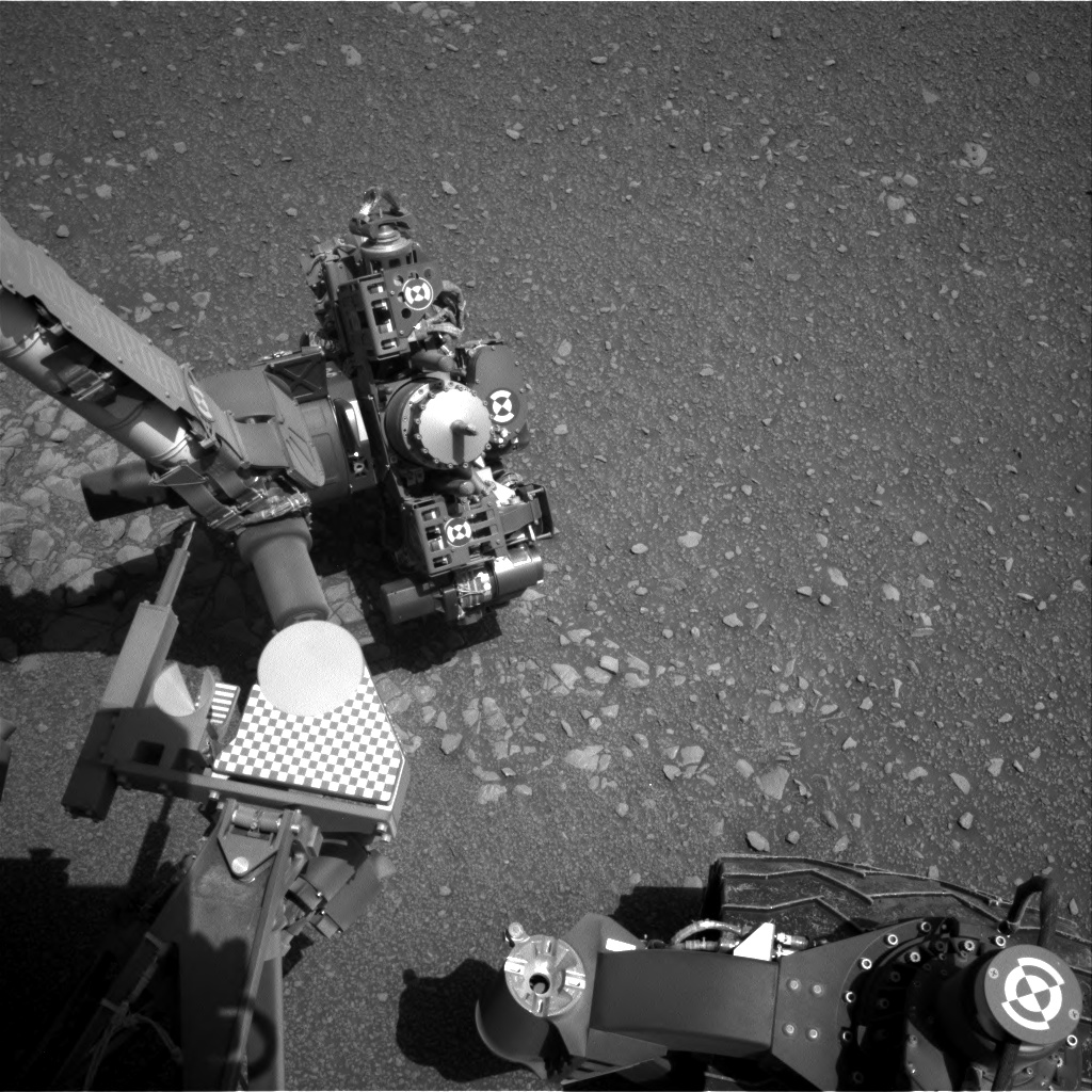 Nasa's Mars rover Curiosity acquired this image using its Right Navigation Camera on Sol 2438, at drive 832, site number 76