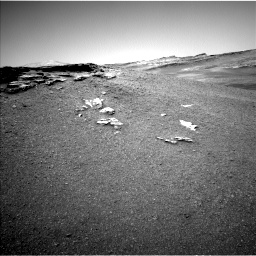 Nasa's Mars rover Curiosity acquired this image using its Left Navigation Camera on Sol 2439, at drive 910, site number 76
