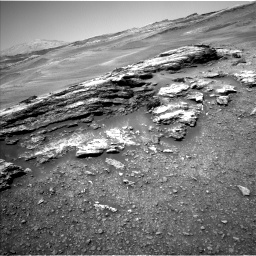 Nasa's Mars rover Curiosity acquired this image using its Left Navigation Camera on Sol 2439, at drive 958, site number 76