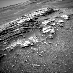 Nasa's Mars rover Curiosity acquired this image using its Left Navigation Camera on Sol 2439, at drive 964, site number 76