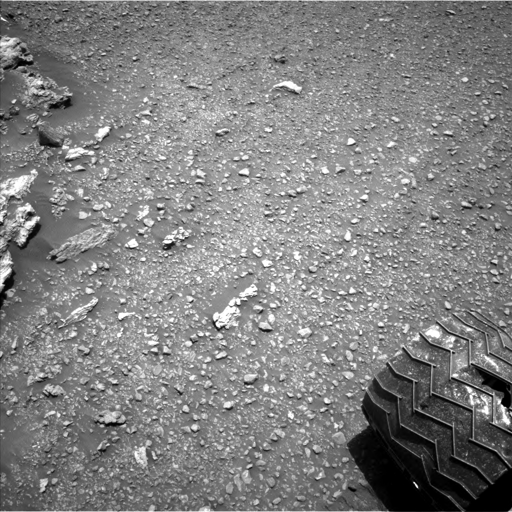 Nasa's Mars rover Curiosity acquired this image using its Left Navigation Camera on Sol 2439, at drive 988, site number 76