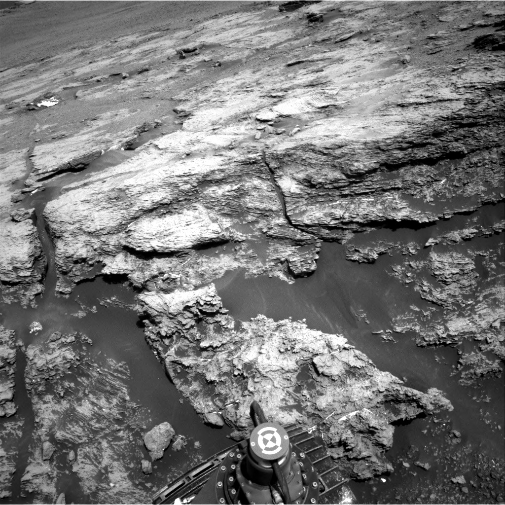 Nasa's Mars rover Curiosity acquired this image using its Right Navigation Camera on Sol 2439, at drive 988, site number 76