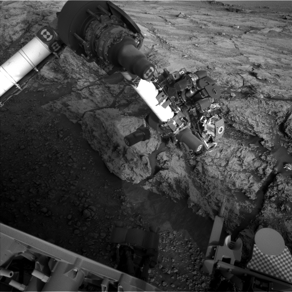 Nasa's Mars rover Curiosity acquired this image using its Left Navigation Camera on Sol 2441, at drive 988, site number 76