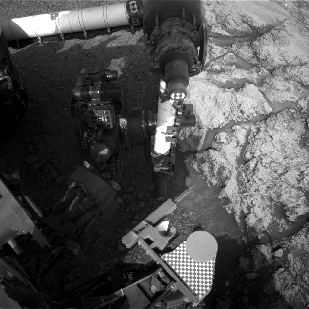 Nasa's Mars rover Curiosity acquired this image using its Right Navigation Camera on Sol 2442, at drive 988, site number 76