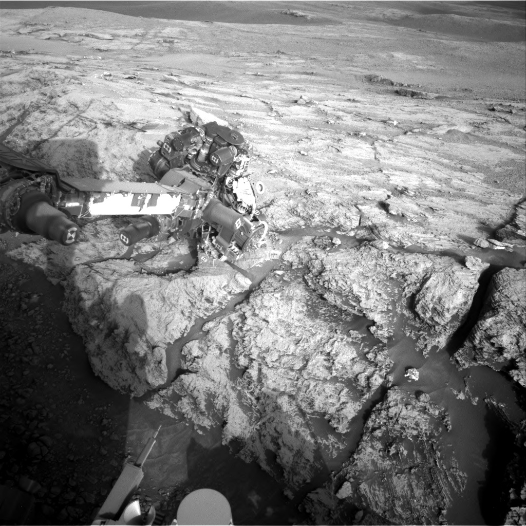 Nasa's Mars rover Curiosity acquired this image using its Right Navigation Camera on Sol 2443, at drive 988, site number 76