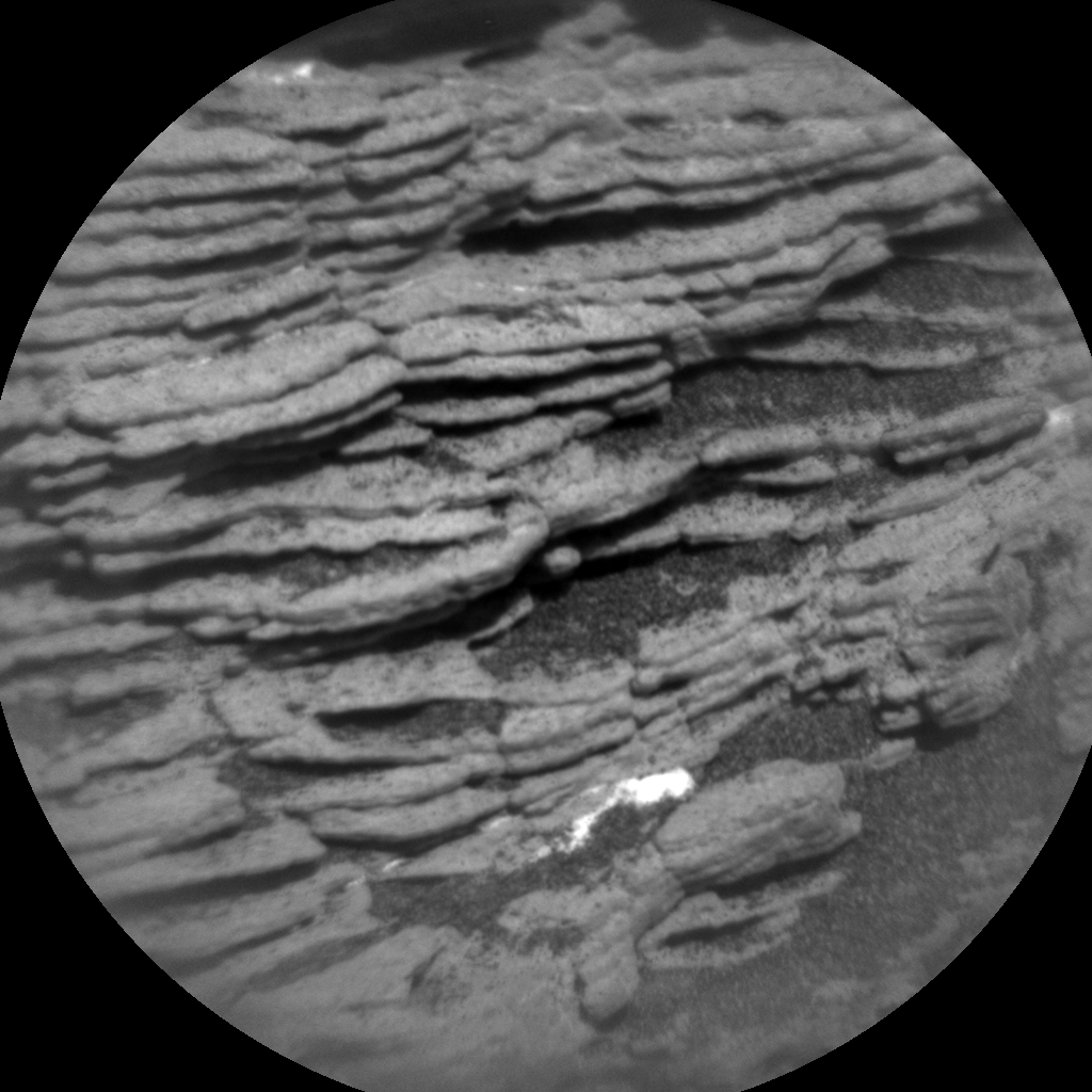 Nasa's Mars rover Curiosity acquired this image using its Chemistry & Camera (ChemCam) on Sol 2443, at drive 988, site number 76