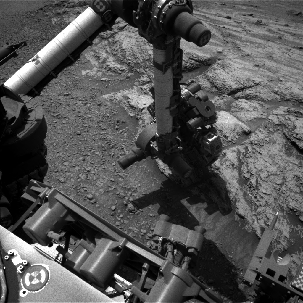 Nasa's Mars rover Curiosity acquired this image using its Left Navigation Camera on Sol 2444, at drive 988, site number 76
