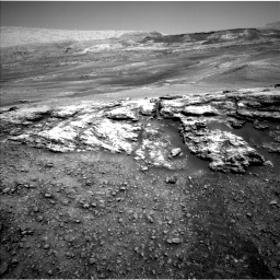 Nasa's Mars rover Curiosity acquired this image using its Left Navigation Camera on Sol 2447, at drive 1000, site number 76