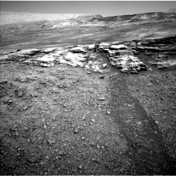 Nasa's Mars rover Curiosity acquired this image using its Left Navigation Camera on Sol 2447, at drive 1006, site number 76