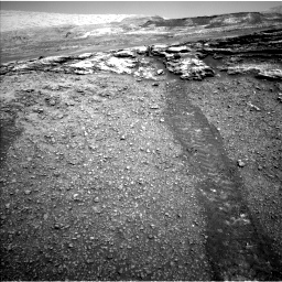 Nasa's Mars rover Curiosity acquired this image using its Left Navigation Camera on Sol 2447, at drive 1012, site number 76